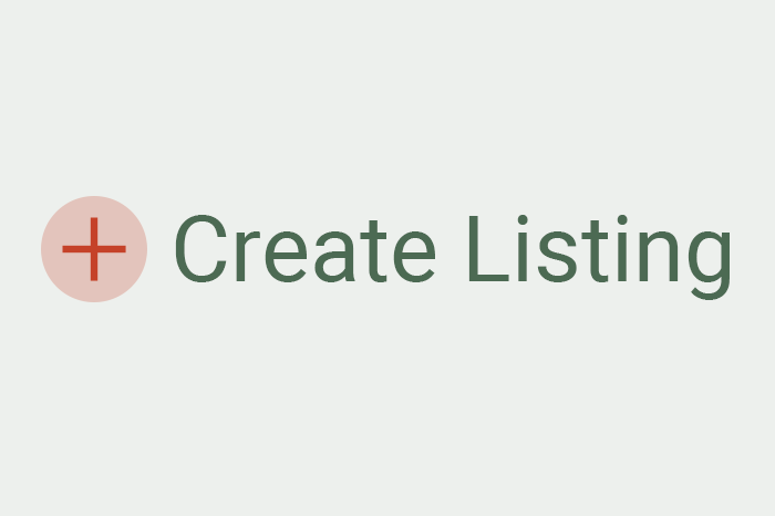 Mobile app ux design listing creation screen