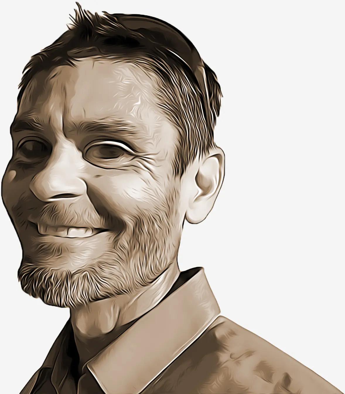 Self portrait of freelance ux/ui designer in San Diego, Robb Keele